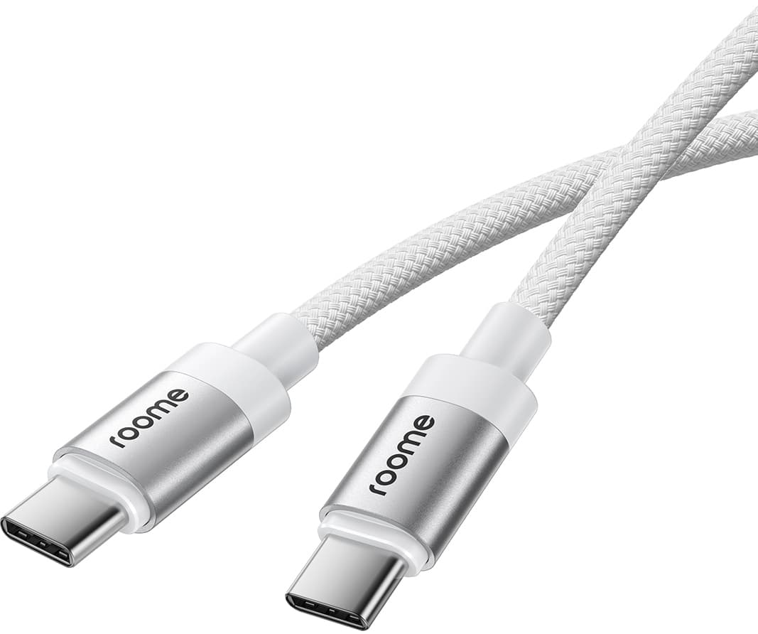 Кабель Roome PowerLink USB-C to USB-C Cable 100w 2m White (RPL1002WH)