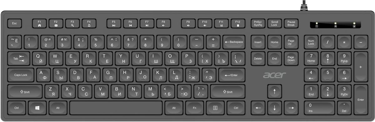 Клавиатура Acer OKW503 черный (ZL.KBD11.00P)
