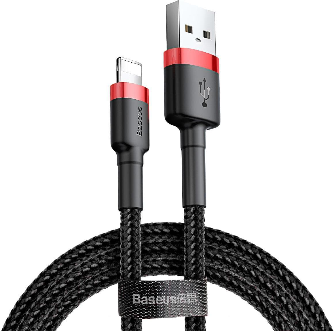 Кабель Baseus Cafule 1m Red/Black (CALKLF-B19)