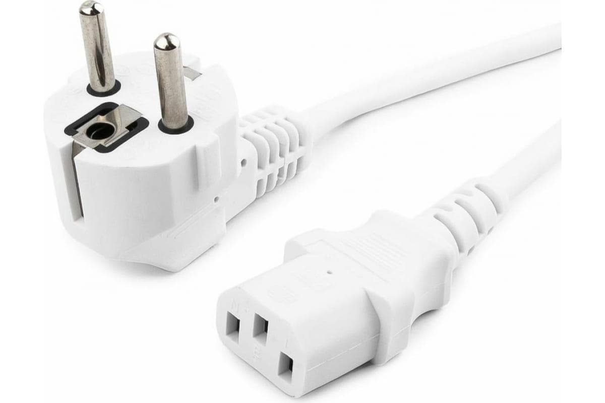 Кабель питания Cablexpert PC-186W-VDE белый