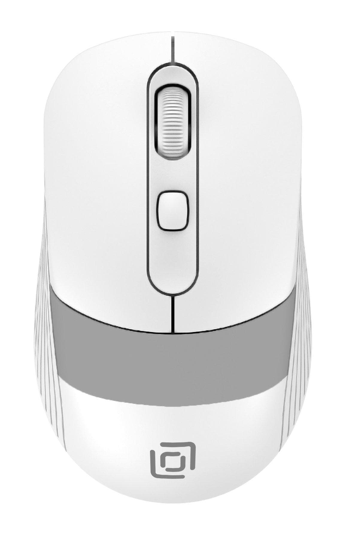 Мышь Oklick 310MW белый/серый (1869094)