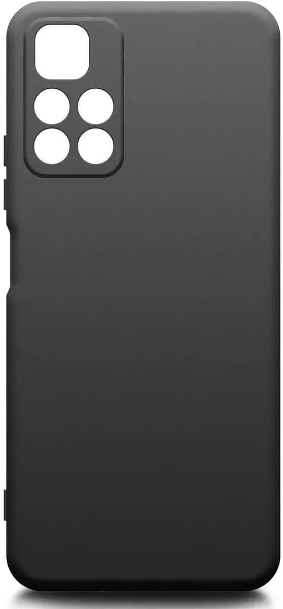 Чехол BoraSCO для Xiaomi Poco M4 Pro матовый черный (70106)