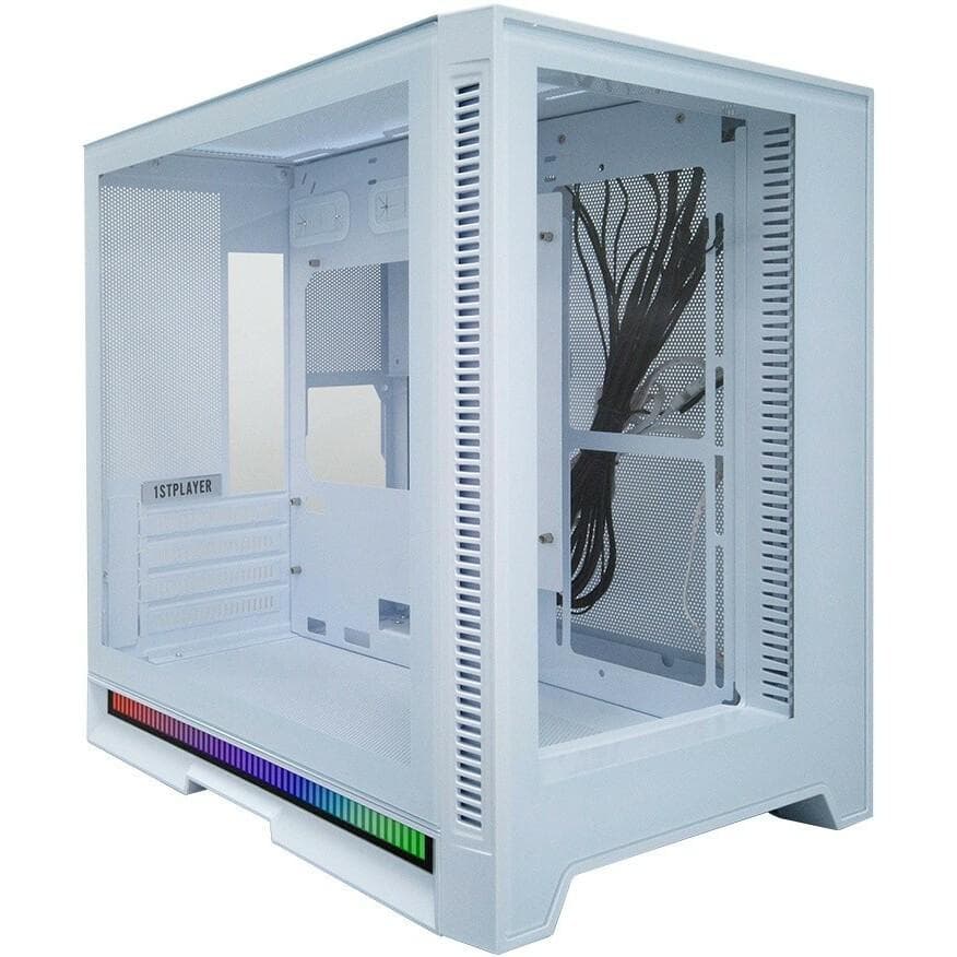 Корпус 1stPlayer SteamPunk SP6 White (SP6-G-WH)
